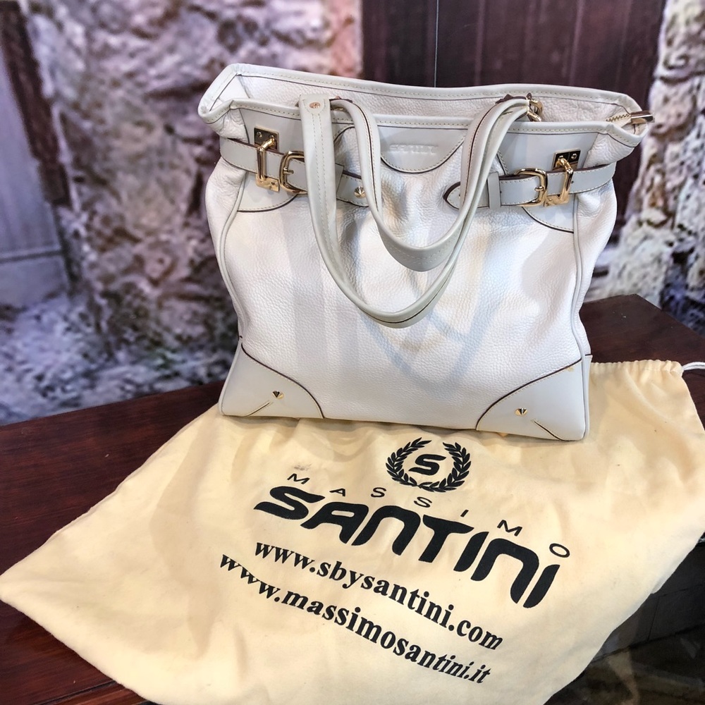 SANTINI LEATHER HANDBAG